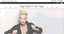 Desktop Screenshot of amandapearl.com